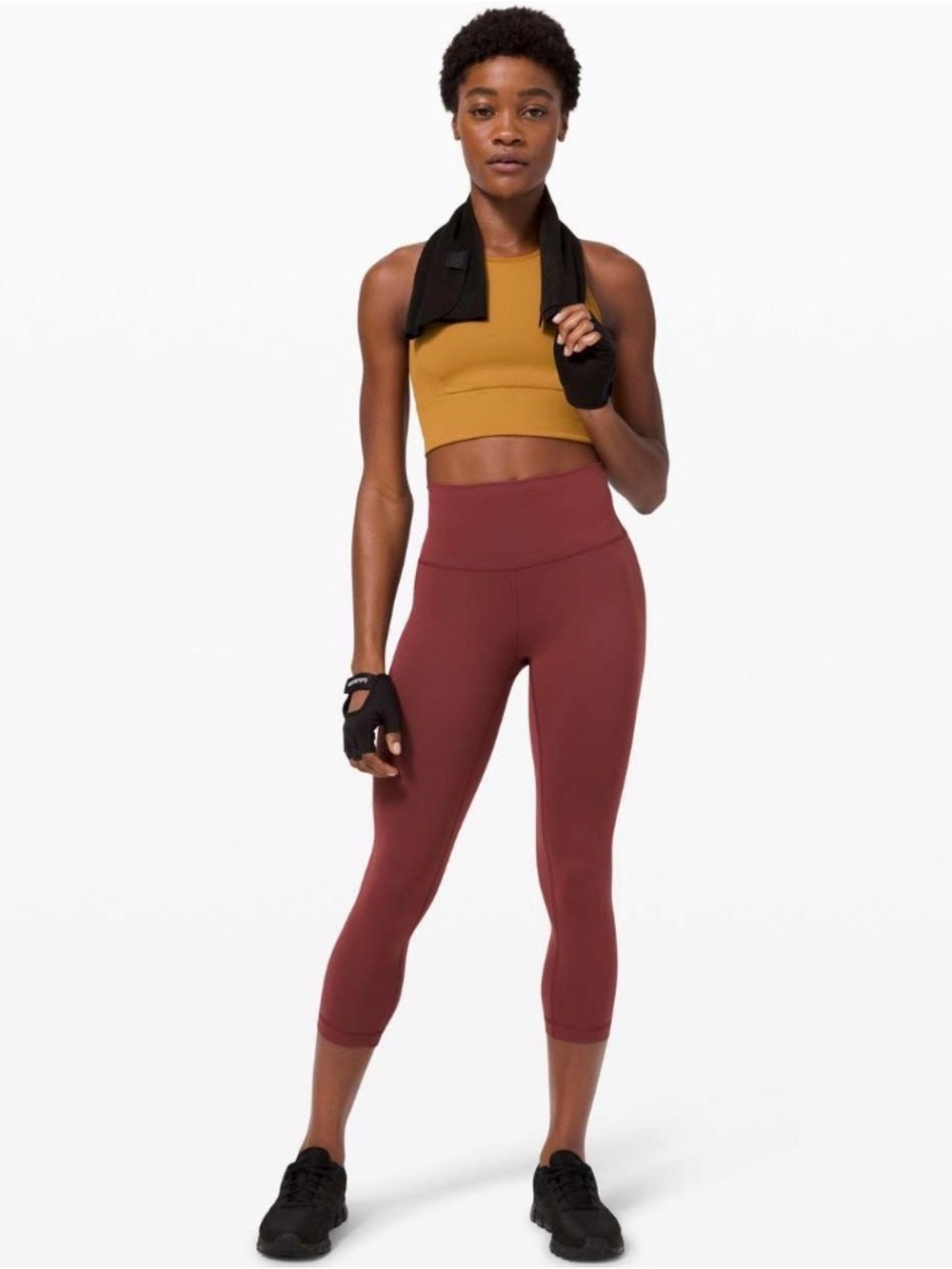 Lululemon /// Women’s Wunder Train High-Rise Crop 21" - Savannah - Size 6